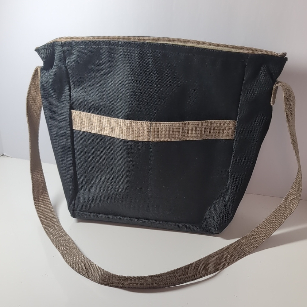 Black and Tan Tote Bag